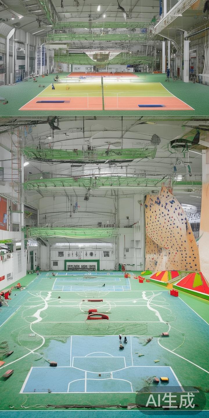 九州体育娱乐中心的最大特色在于其丰富多样的运动项目